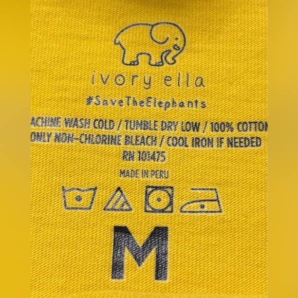 Cotton t-shirt. Elephant - Picture 5 of 5